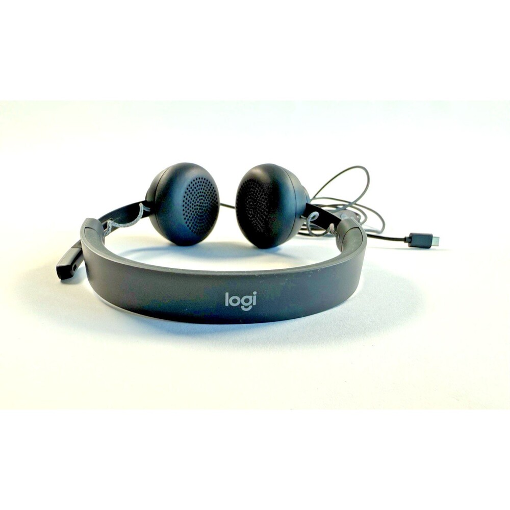 Logitech  Wired On-Ear Headset with Advanced Noise-canceling Microphone